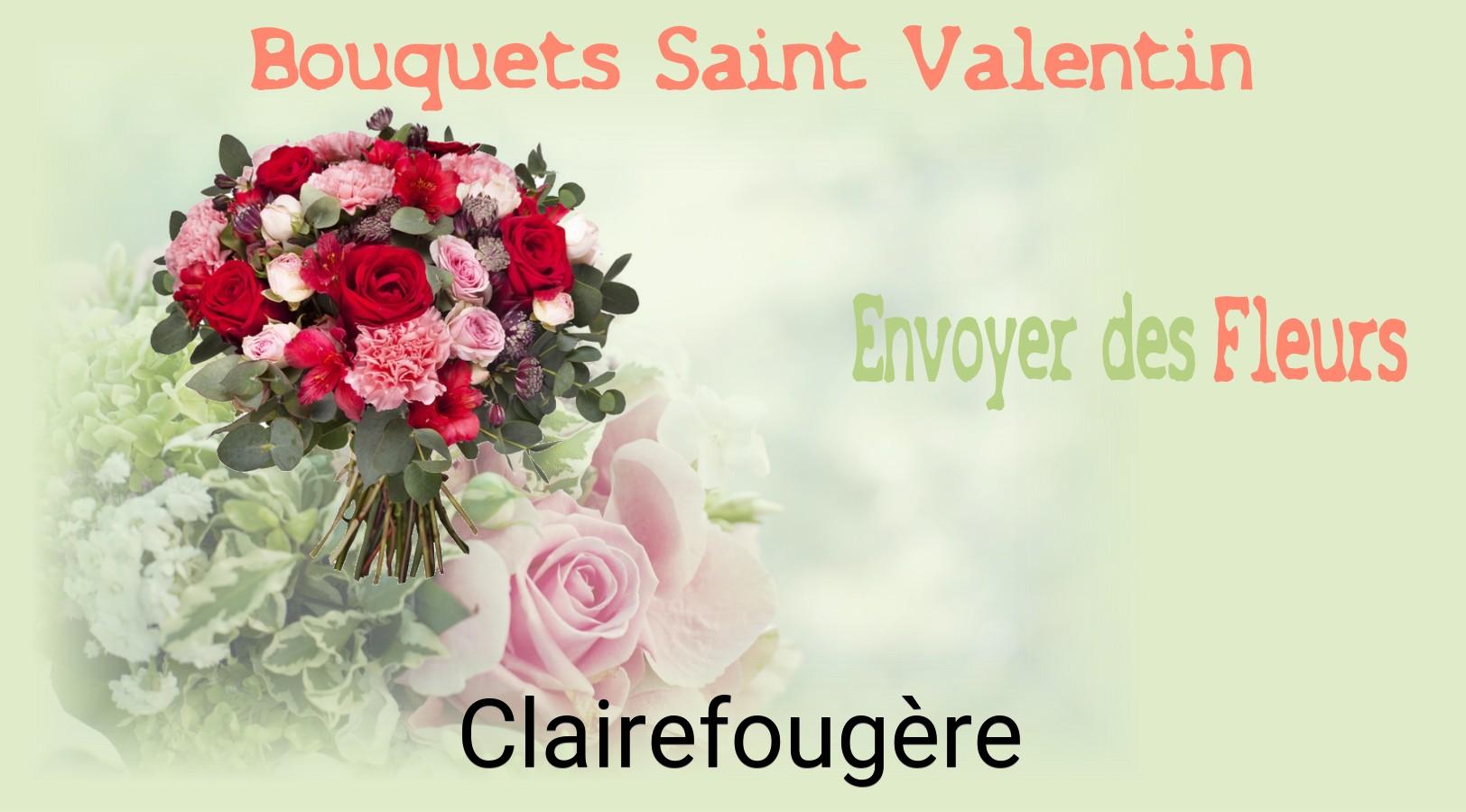 Roses de Saint-Valentin livrées à Clairefougère